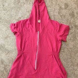 Smash & Tess/Bird’s Papaya Apres Sun Short Romper